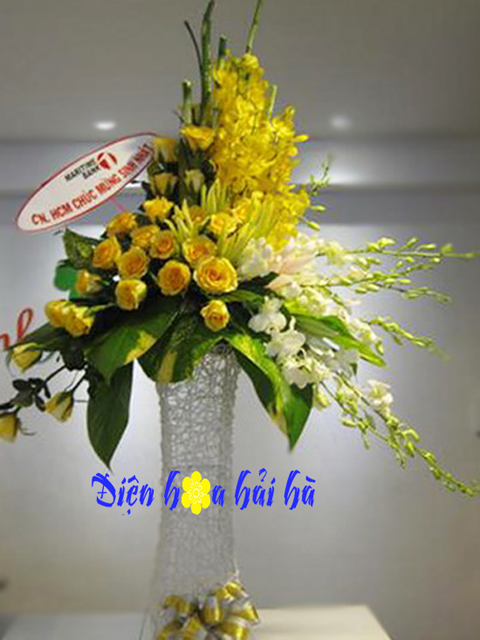 Lẵng hoa đại sảnh