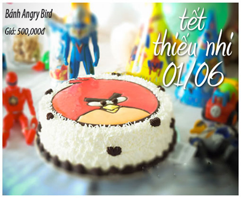 Bánh sinh nhật angry bird