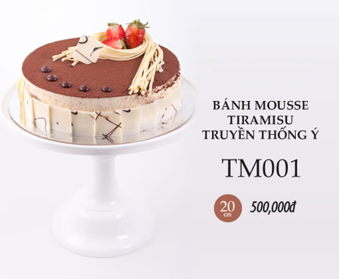 Bánh sinh nhật mousse tiramisu tm001