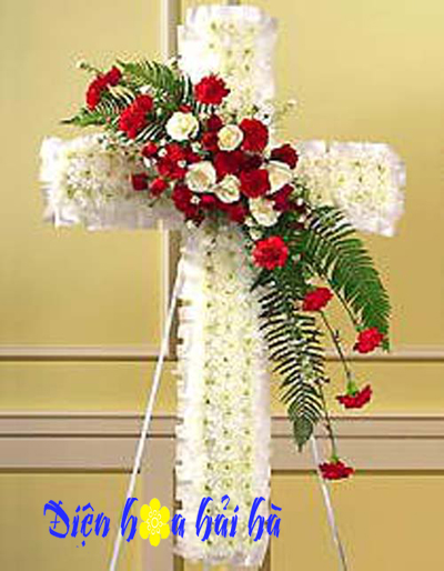 Hoa tang lễ hình thập giá