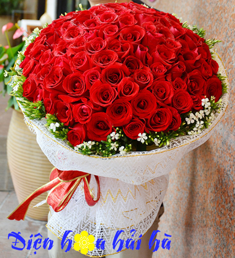 Bó hoa 99 bông hồng đỏ - Hoa 20/10 bo-hoa-99-bong-hong-do