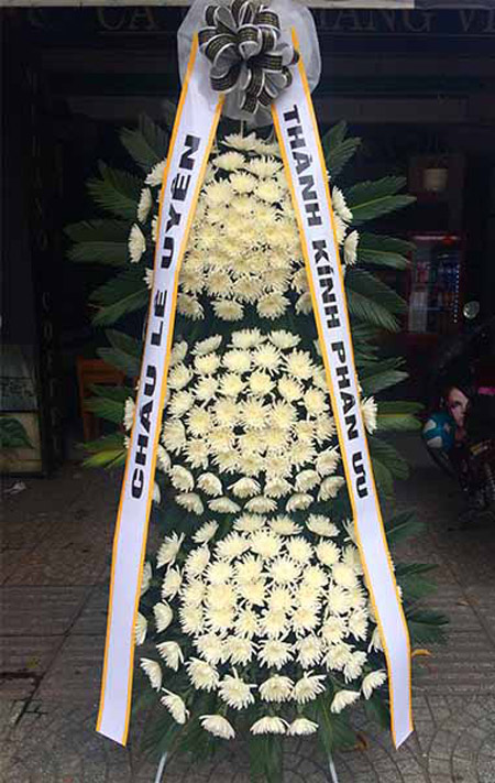 Hoa chia buồn kiểu Hàn tại Hà Nội