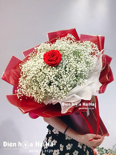Hoa valentine tặng nàng – I Love You