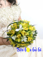 Bó hoa cưới bằng địa lan