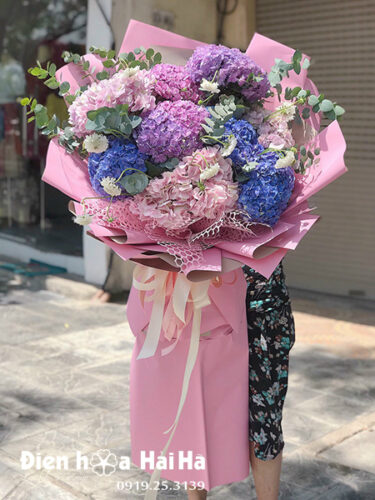 Bó hoa cẩm tú cầu nhập khẩu - Mong manh
