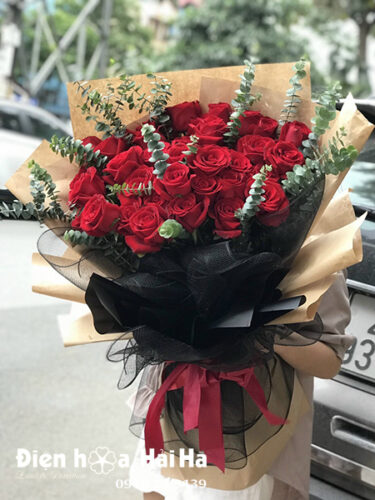 Bó hoa hồng đỏ đẹp - Hoàn hảo