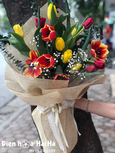 Bó hoa Tulip đẹp - Sang chảnh