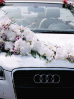 Mẫu trang trí xe hoa cô dâu hoa hồ điệp