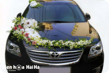Hoa trên xe - SET 11 Xe hoa cưới sang trọng - Ấm Áp