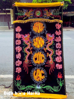 Tấm liễn đám tang HCM màu đen