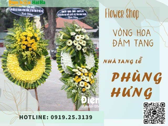 Đặt vòng hoa nhà tang lễ tại Phùng Hưng 5 phút có 0983698184