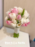 Hoa cầm tay cô dâu tulip – Ngày em đẹp nhất