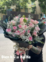 Bó hoa hồng lạc thần hoa tặng sinh nhật - Kiêu hãnh