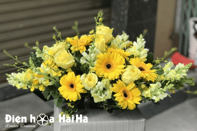 Bát hoa để bàn – Mở Lòng