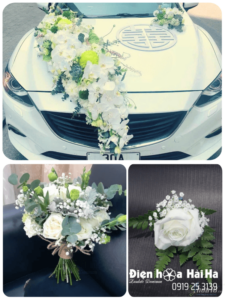 (SET29) Xe hoa cưới mầu trắng - Kết Nối