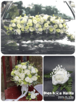 (SET31) Hoa xe cưới mầu trắng - Trọn Đời