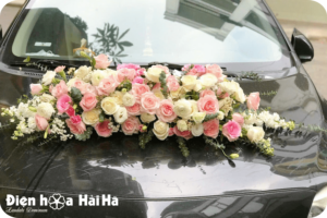 (SET47) Xe hoa cưới mầu hồng nhạt - Ưng Thuận