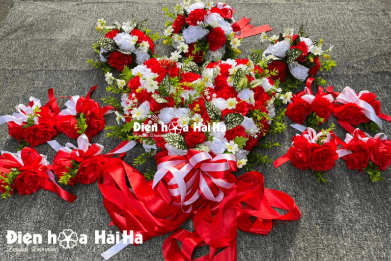 Bộ hoa giả kết xe cưới - Nên duyên