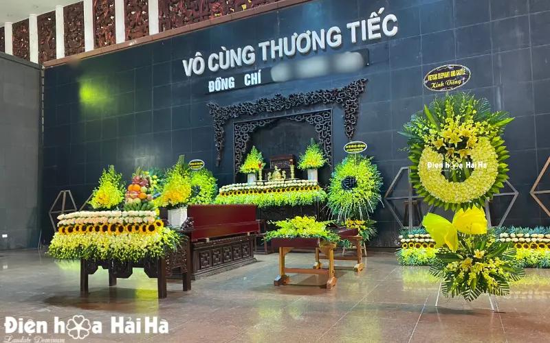 Công tác chuẩn bị cho lễ viếng tại nhà tang lễ trần thánh tông