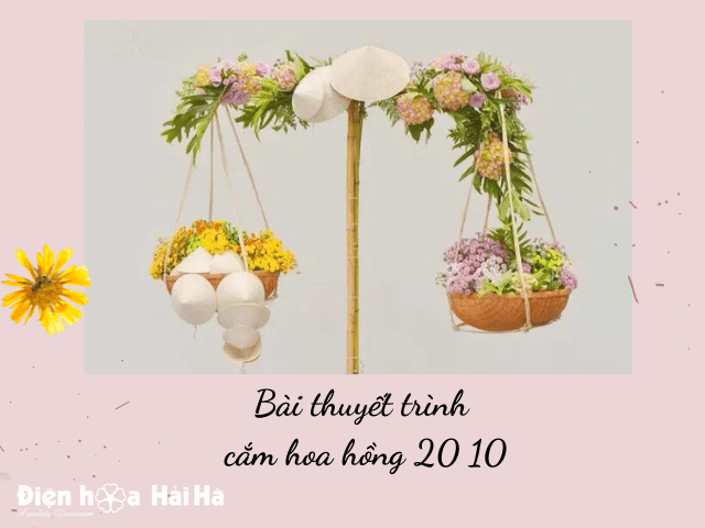 bài thuyết trình cắm hoa hồng 20 10