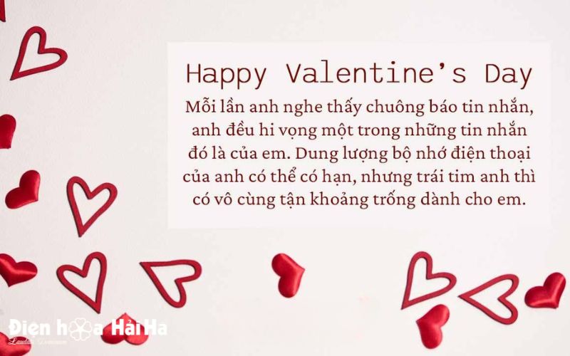 lời chúc valentine cho người yêu ở xa