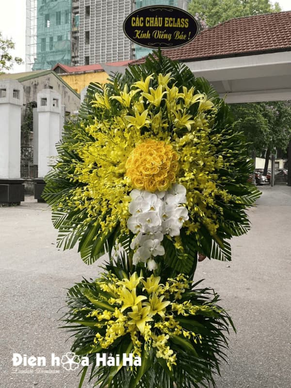 Kệ hoa tang lễ lan vàng - Trở về(3)