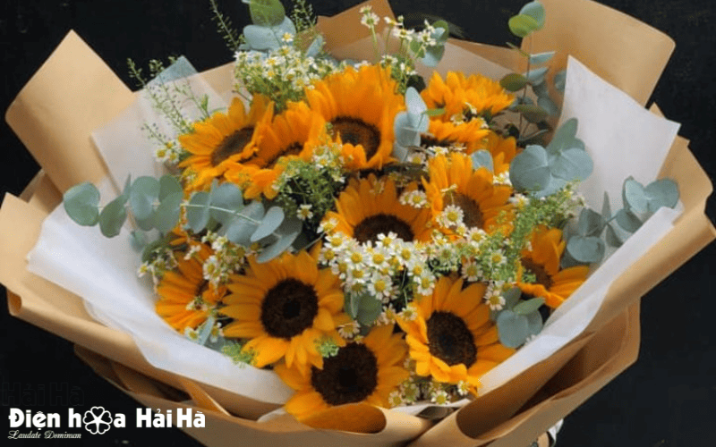 Bó hoa chúc mừng ngày doanh nhân