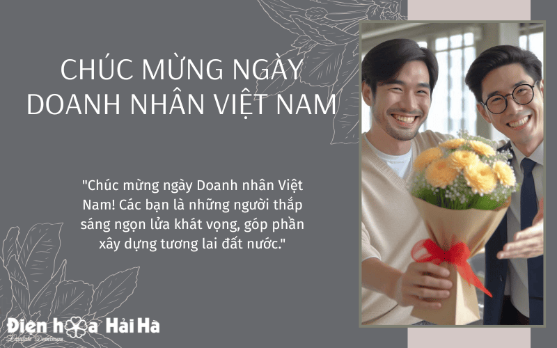 Chúc mừng ngày doanh nhân Việt Nam