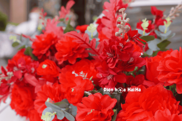 Hình chi tiết chất liệu hoa