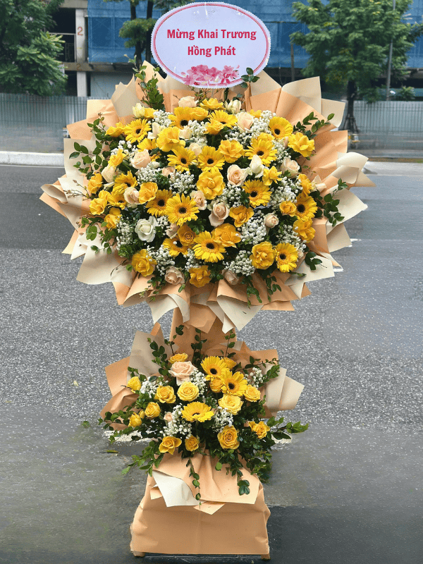 Điện hoa khai trương - Gieo Phú Lộc