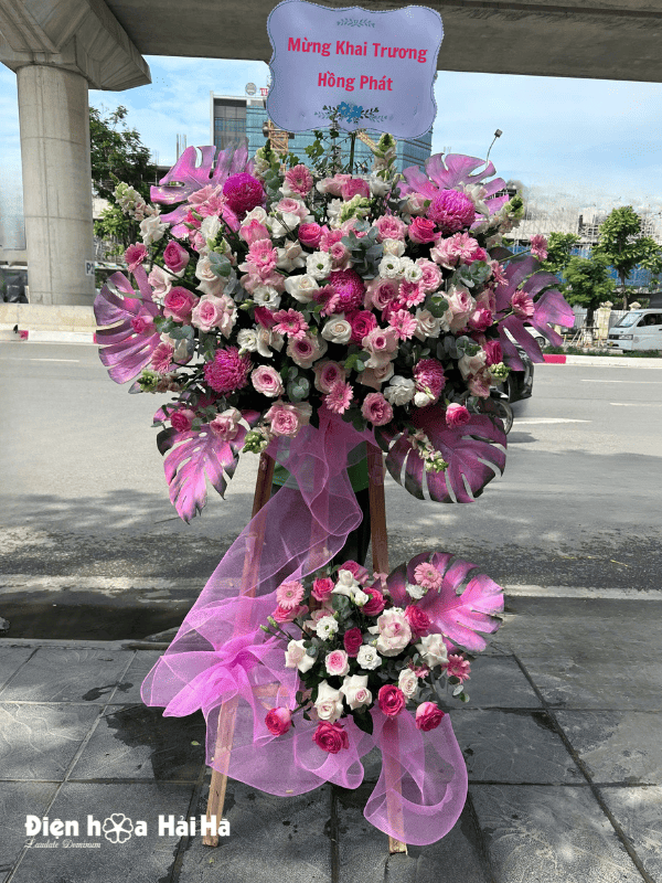 Vòng hoa khai trương - Mừng Vận Xuân(2)